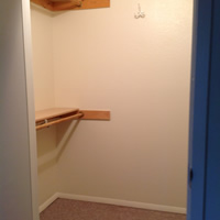 Bedroom/walk-in closet 